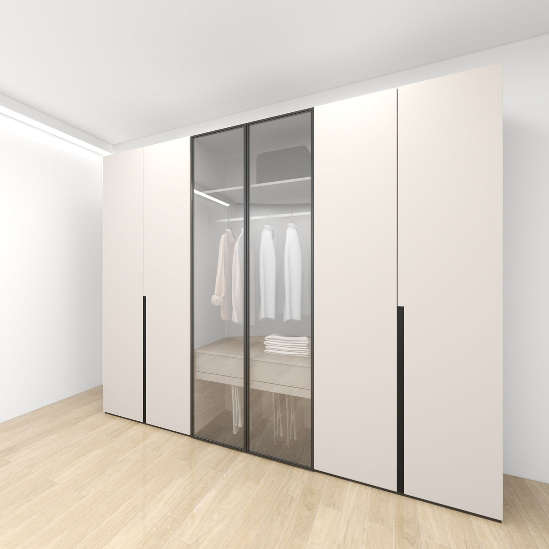 3M Wood x Glass Wardrobe